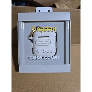 Heyday Airpod 1st & 2nd‎ Gen Silicone Case - Stone White New